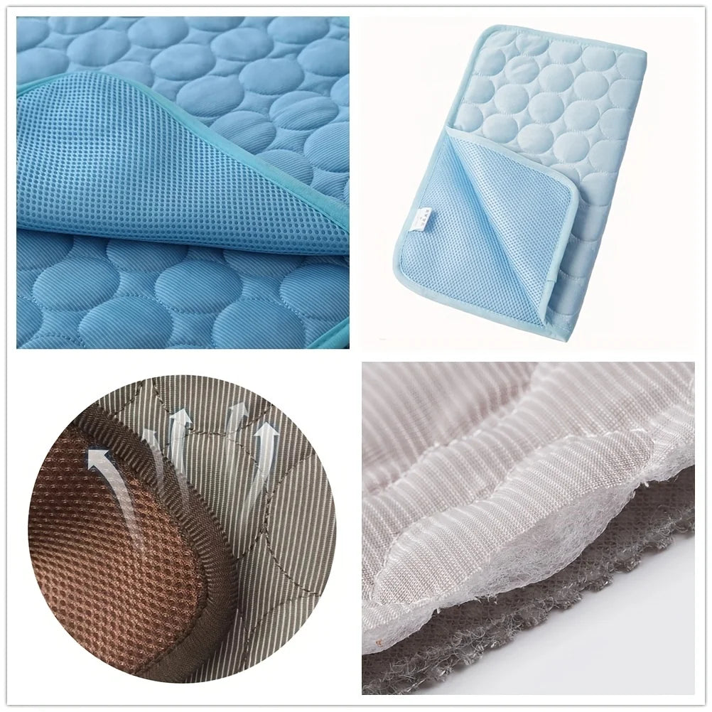 Durable xl dog cooling mat - summer bed for large dogs, small dogs & cats