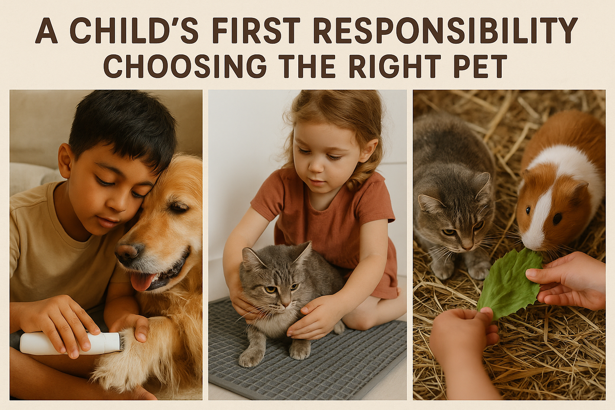 Best First Pets for Kids: How Dogs, Cats & Guinea Pigs Teach Responsib ...