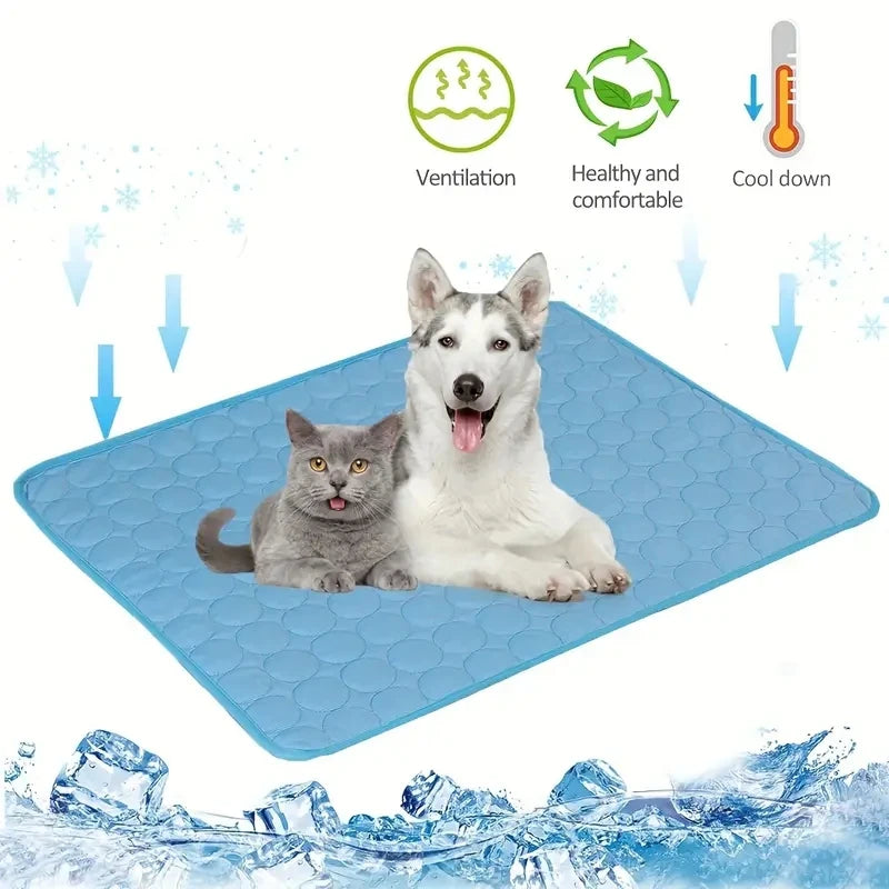 Durable xl dog cooling mat - summer bed for large dogs, small dogs & cats