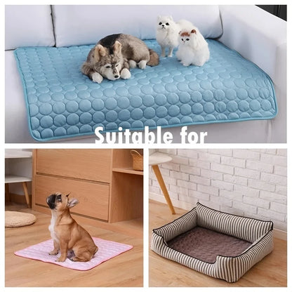 Durable xl dog cooling mat - summer bed for large dogs, small dogs & cats