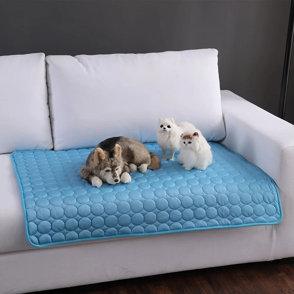 Durable xl dog cooling mat - summer bed for large dogs, small dogs & cats
